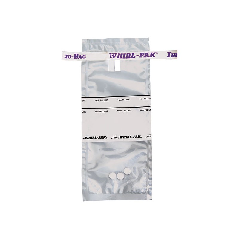 Bolsa Whirl-Pak con Tiosulfato para Aguas Residuales 3.4 oz. (100 ml) - B01440WA